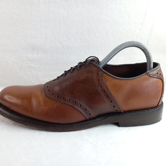 Allen Edmonds Shelton Brown Leather Oxford Shoes (9 US) main image 6